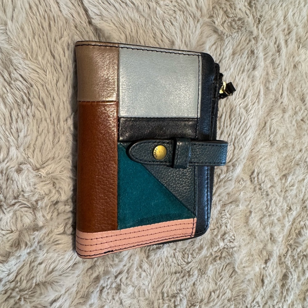 Fossil Multicolor Patchwork Wallet
